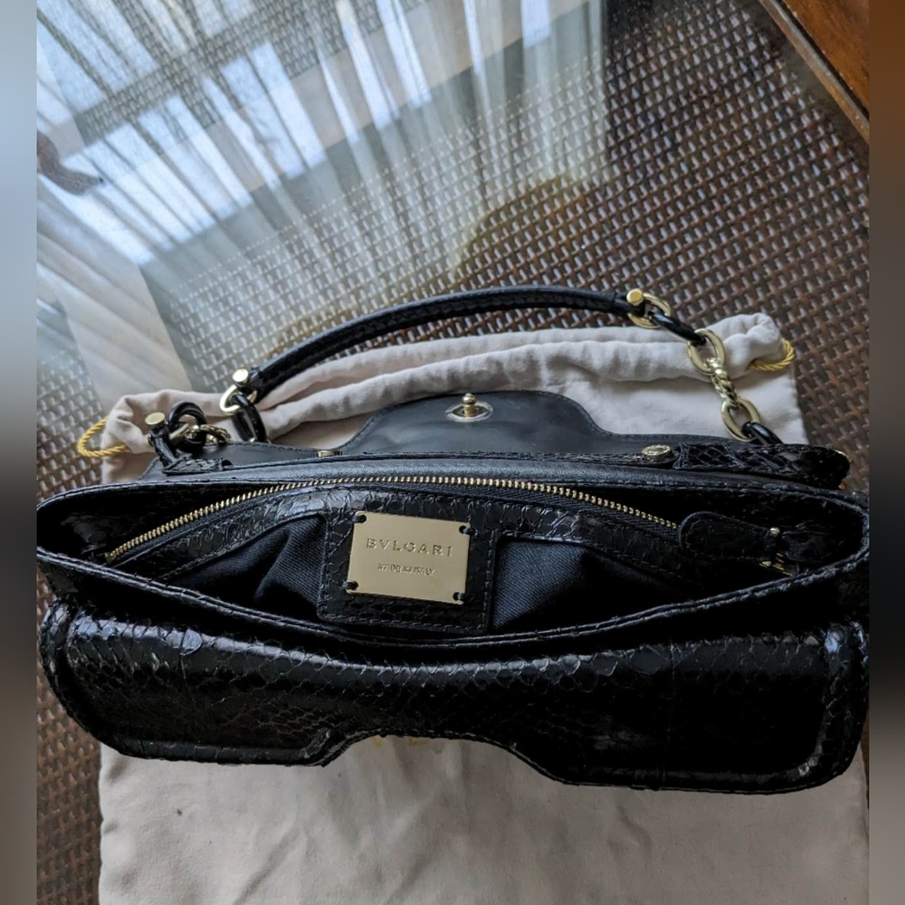 Bulgari Leoni Python Clutch - Picture 3 of 4